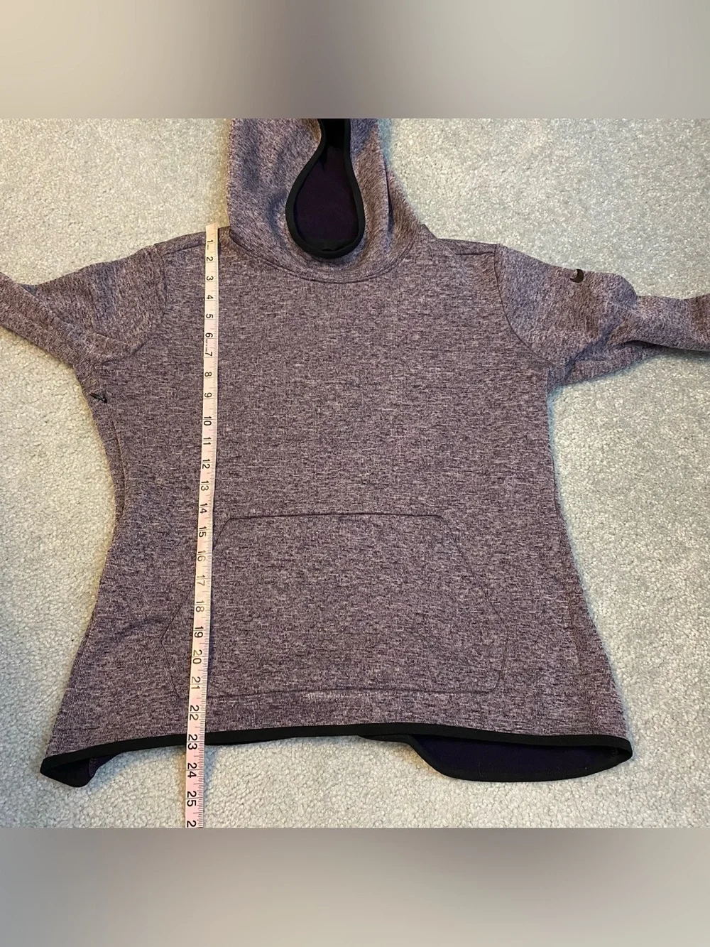 Nike Dri-Fit Purple Hoodie Sweatshirt Women’s Large